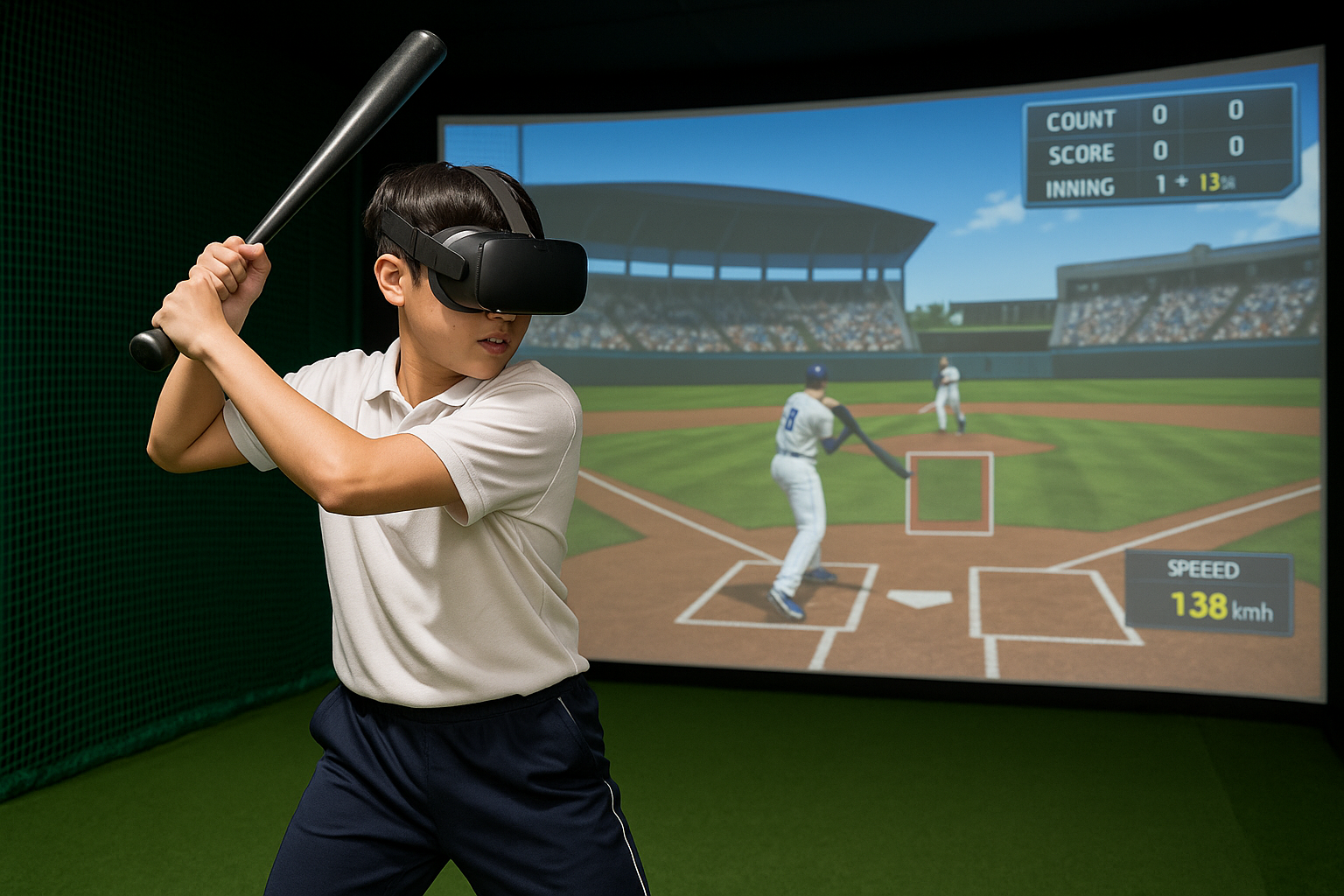 가상 스포츠 체험 시뮬레이터